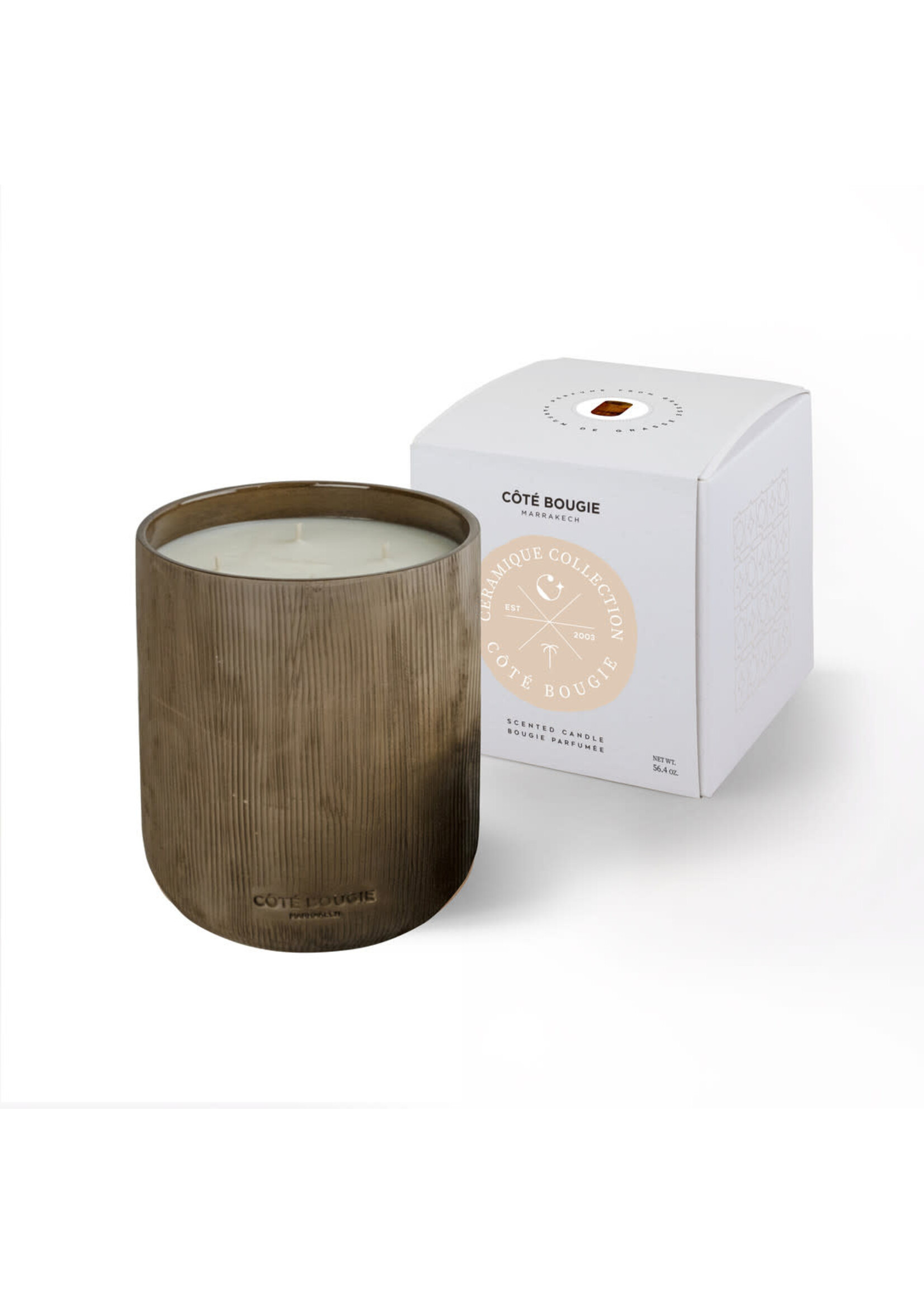 Côté Bougie Bougie Tamila Cuir Obscur