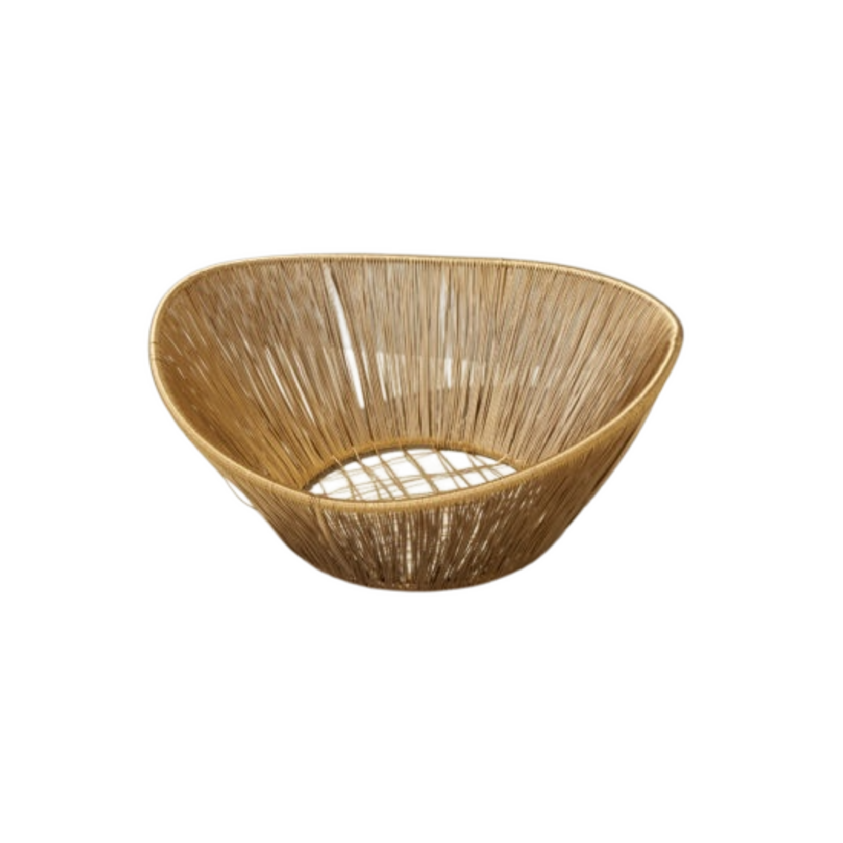 Panier Fil Doré Rond