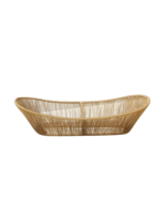 Panier Fil Doré Ovale