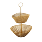 Panier Fil Doré 2 Etages