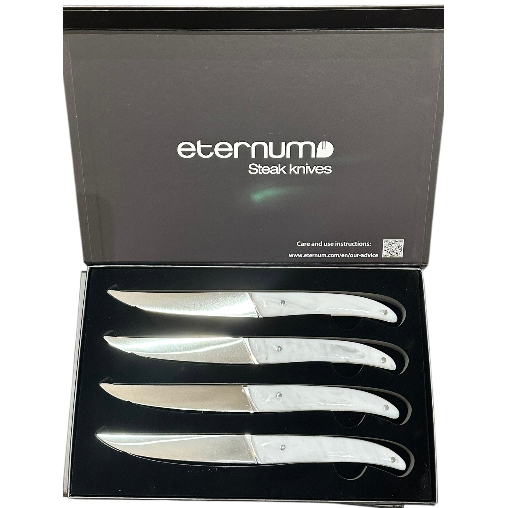 Eternum Set de 4 Couteaux à Steak Ornô Marbre
