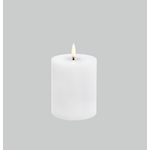 Uyuni Bougies Pillar Led Nordic White 7,8*10 cm