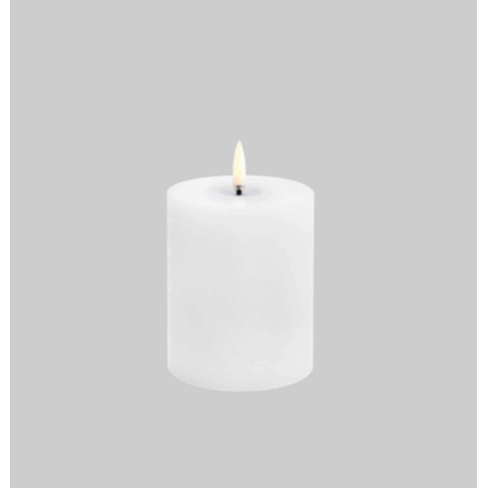 Uyuni Bougies Pillar Led Nordic White 7,8*10 cm