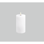 Uyuni Bougies Pillar Led Nordic White 7,8*15 cm
