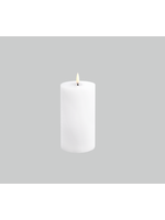 Uyuni Bougies Pillar Led Nordic White 7,8*15 cm