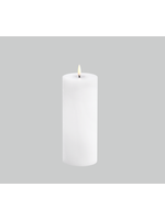 Uyuni Bougies Pillar Led Nordic White 7,8*20 cm