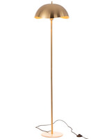 lampadaire doré et marbre