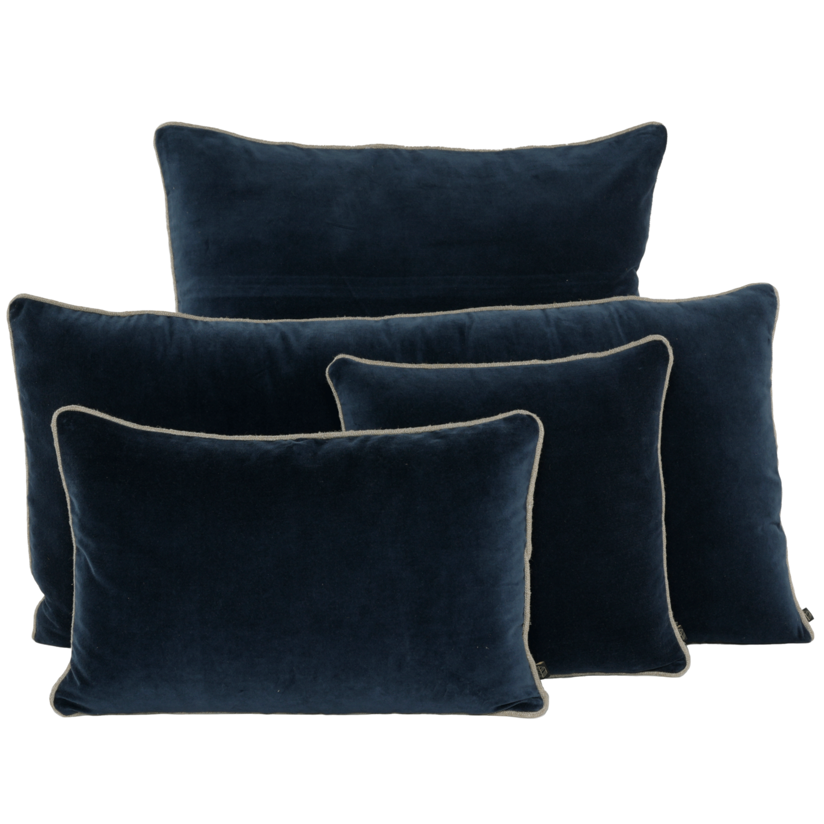 Haomy Housse de coussin New Delhi Encre 45*45