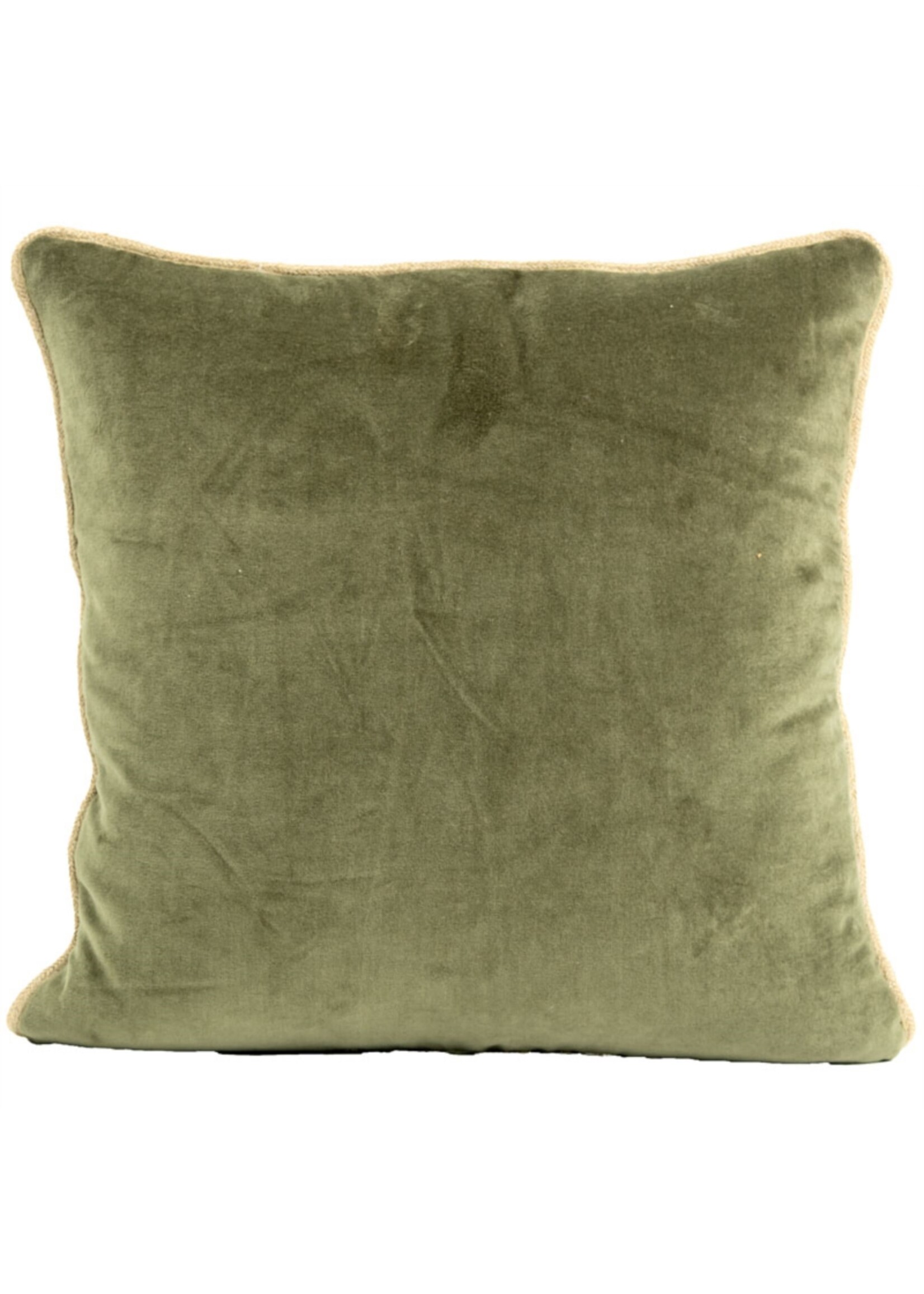 Haomy Housse de coussin New Delhi Kaki 45*45