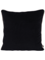 Haomy Housse de coussin New Delhi Noir RECTANGULAIRE