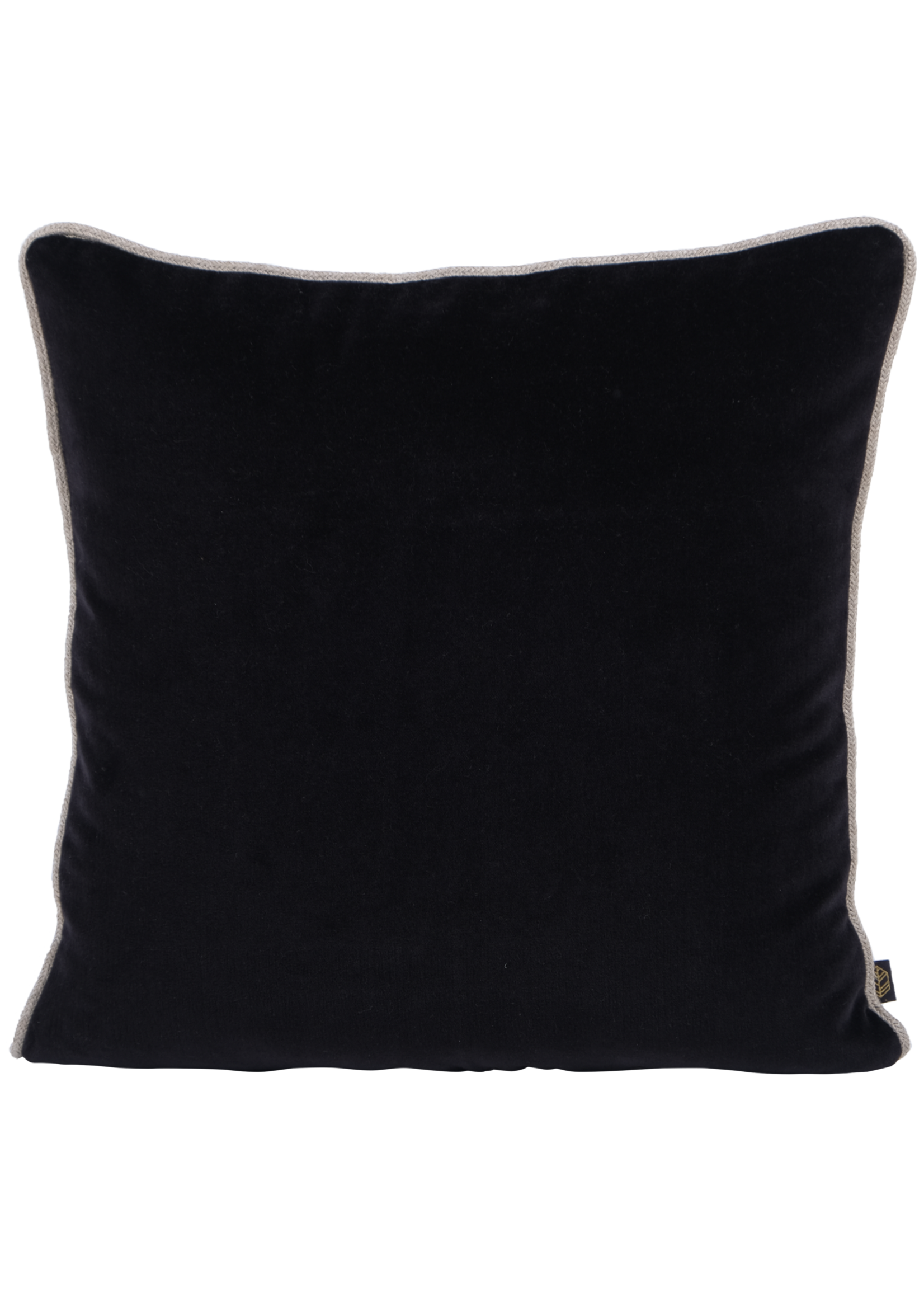 Haomy Housse de coussin New Delhi Noir 40*60