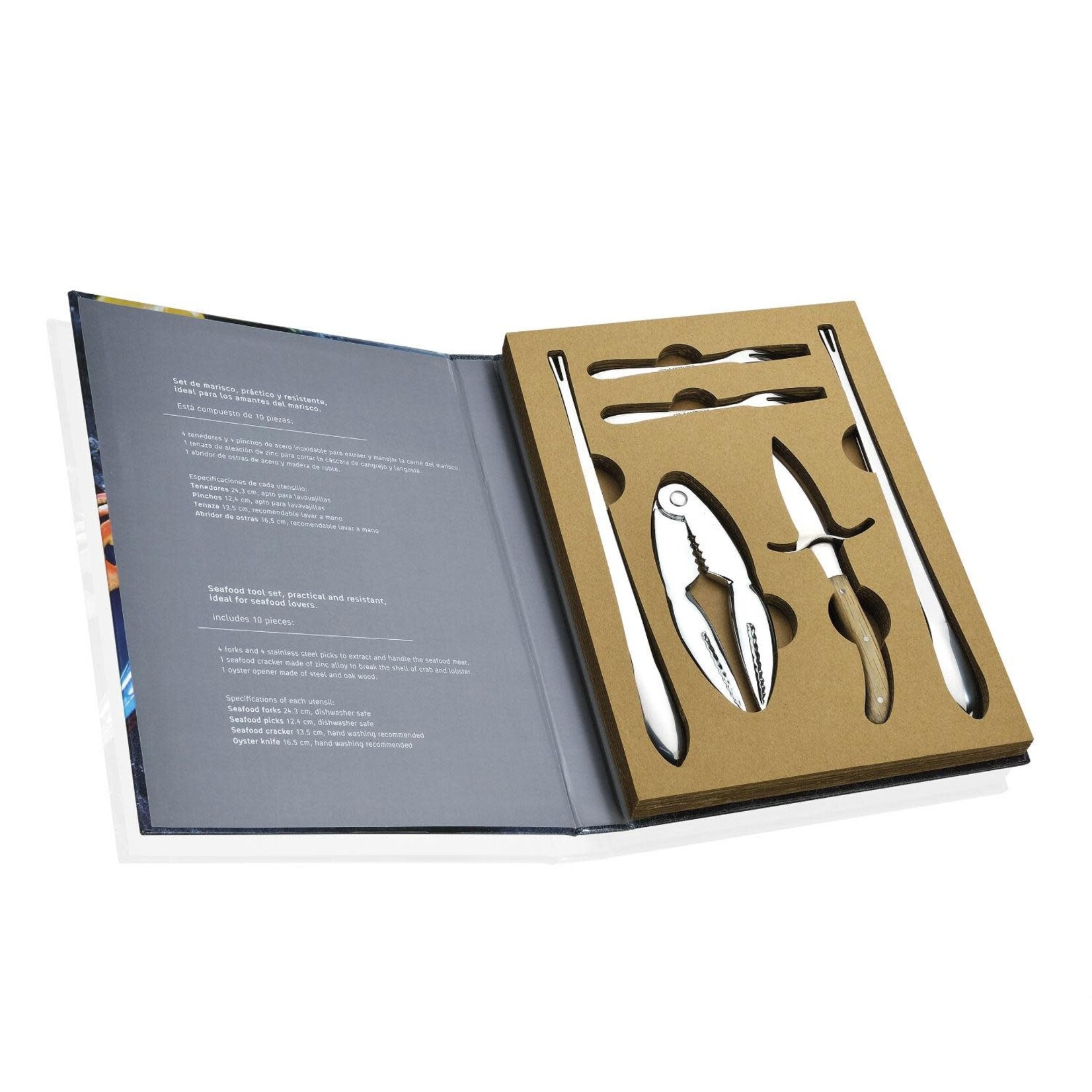 Andrea House Outils pour Fruits de Mer et Crustacés 10 pièces