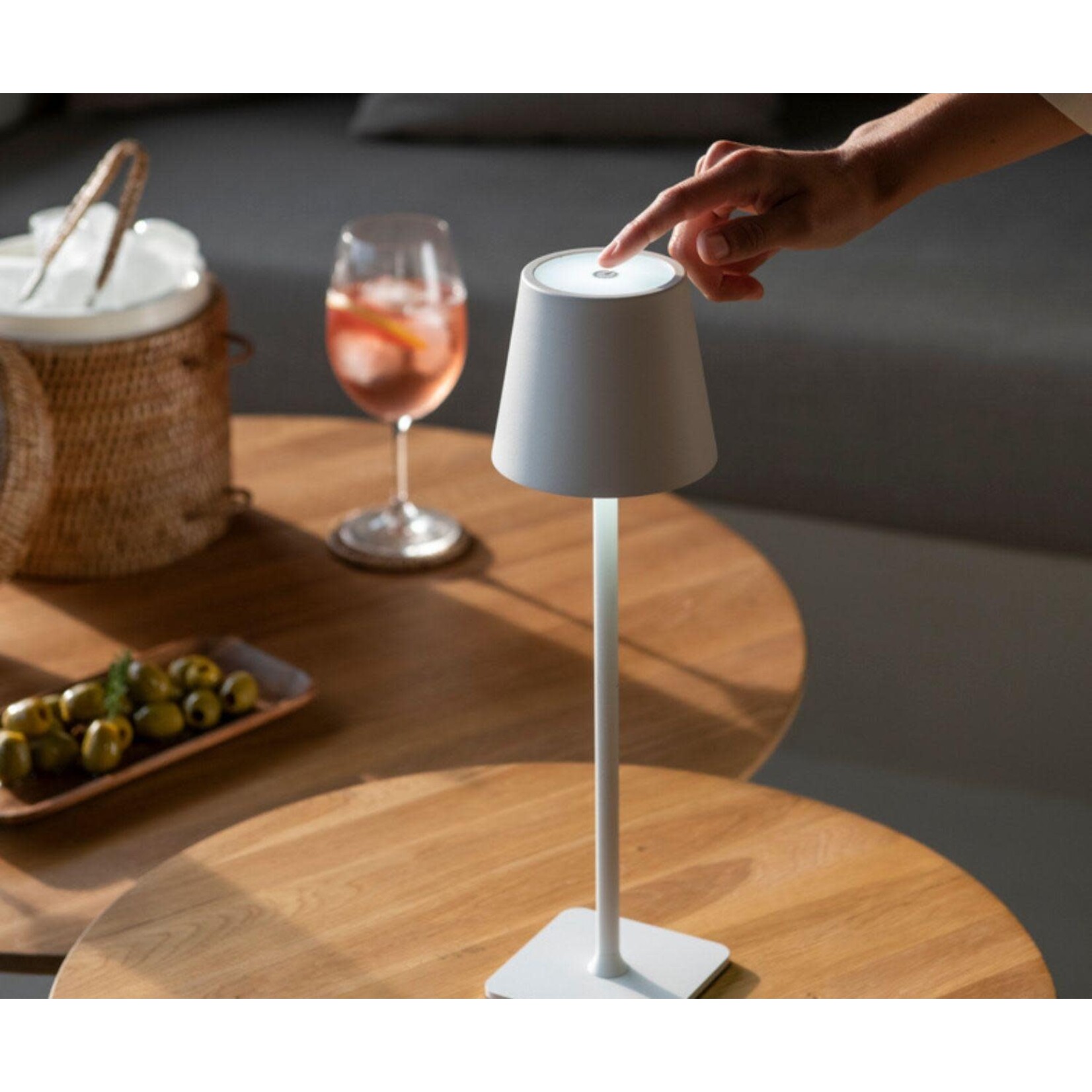 Andrea House Lampe Led Sans Fil Blanche