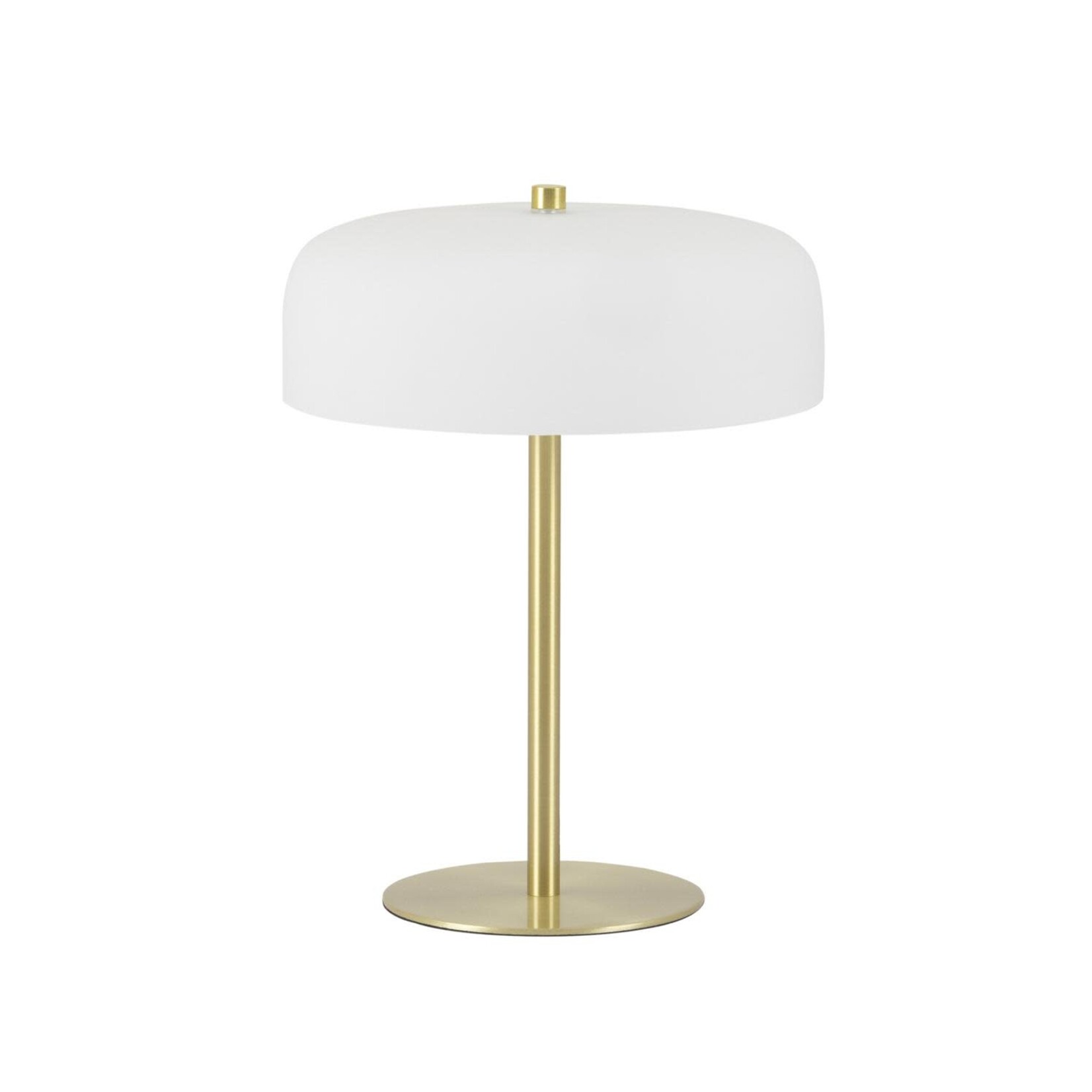 Andrea House Lampe Métal Blanc et Doré Harvey