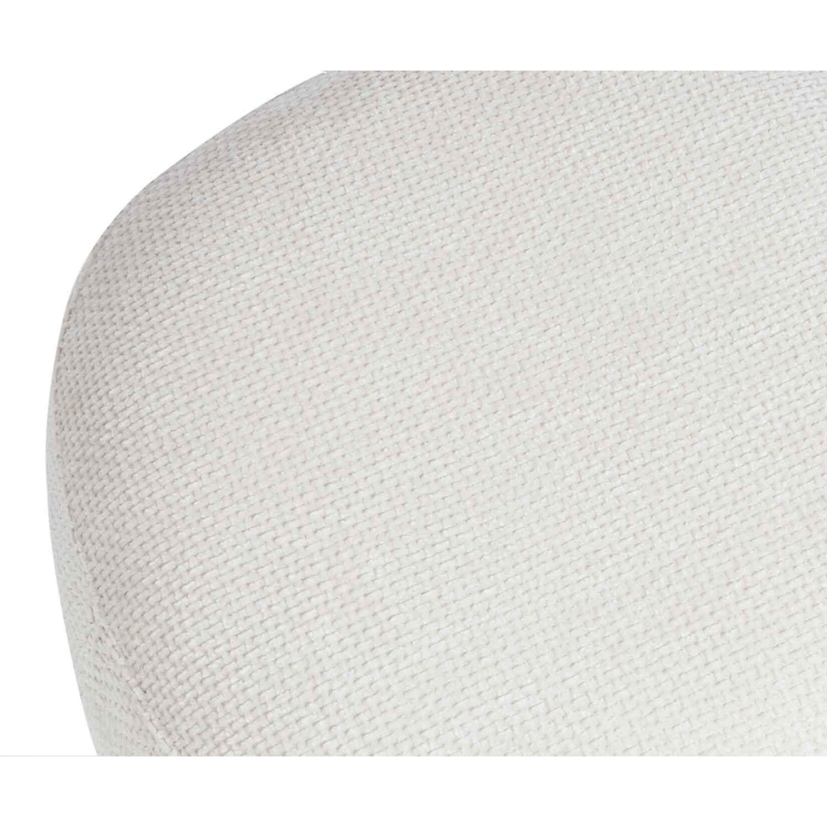 Andrea House Pouf Audry Blanc 50*50*38 cm