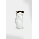 Olsson & Jensen Vase Dimple Blanc et Or