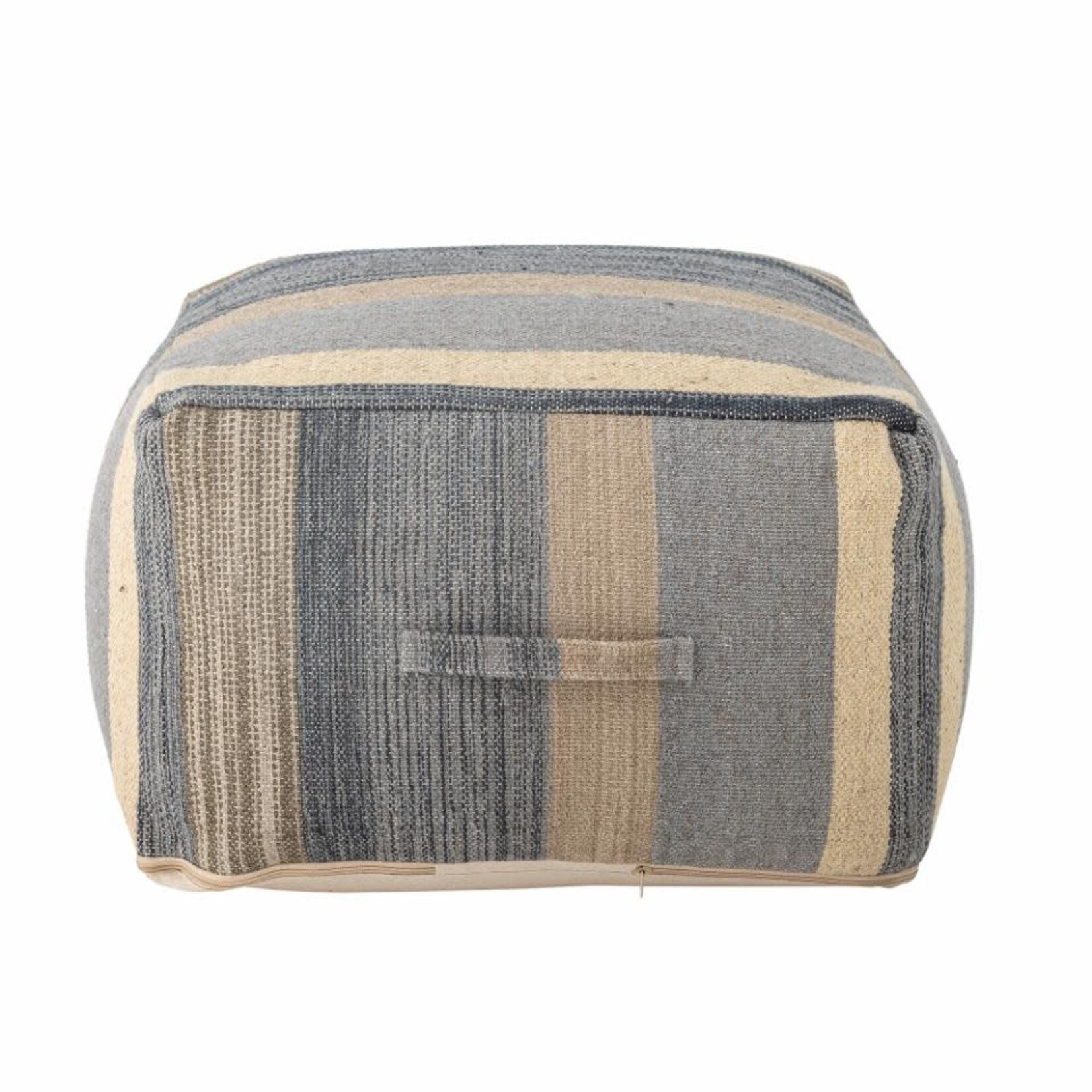 Bloomingville Sesto Pouf Laine Bleu