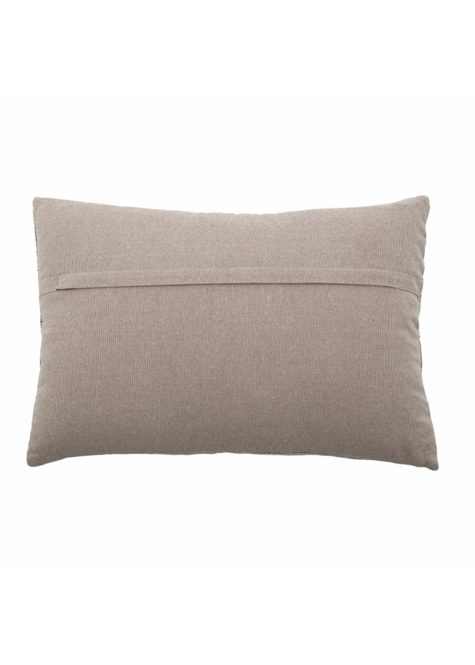Bloomingville Jiyar Coussin Noir Coton 60*40 cm