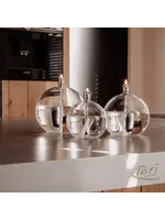 Lampe à Huile Sphère Boule Transparente