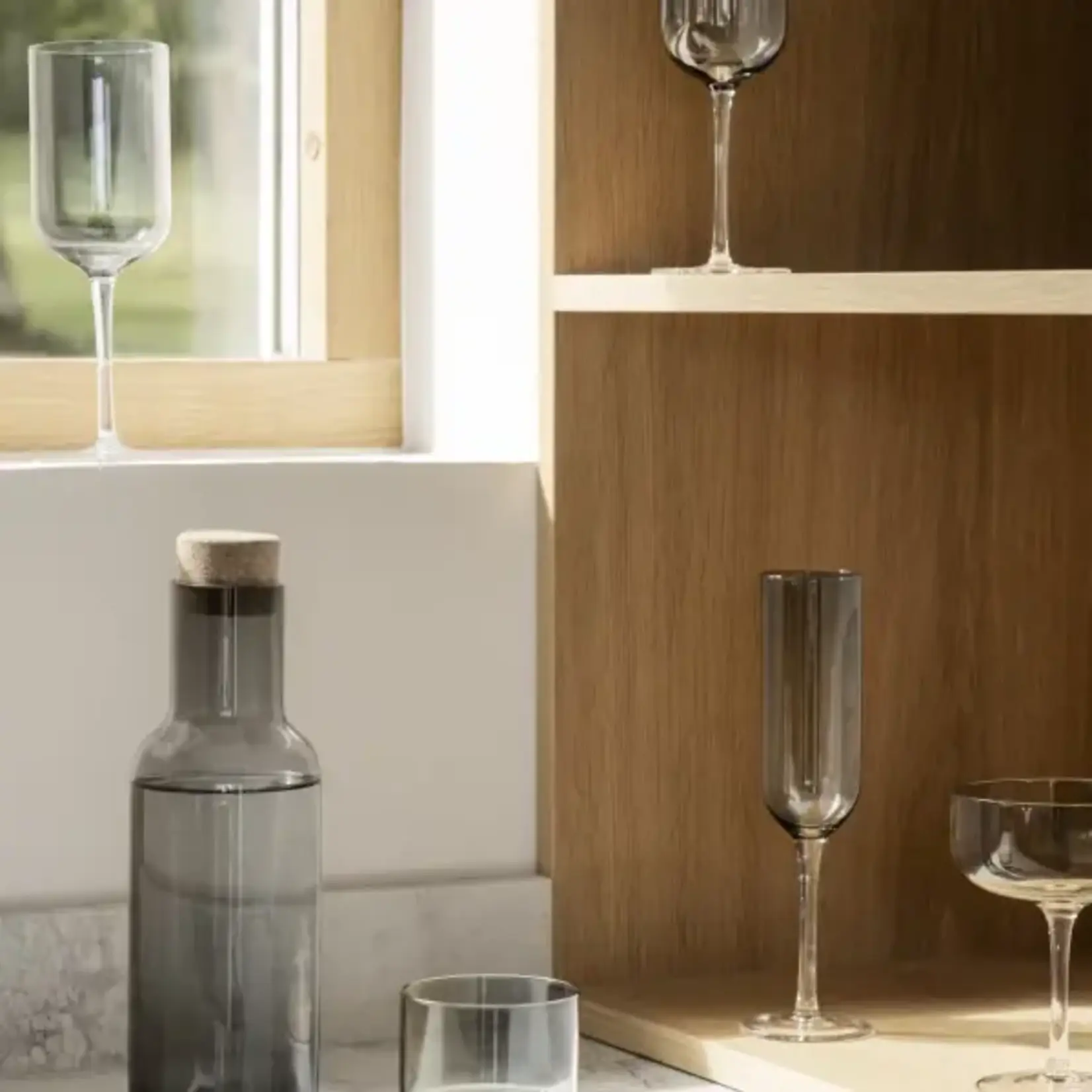 Blomus Set de 4 Flûtes à Champagne Fuumi Smoke