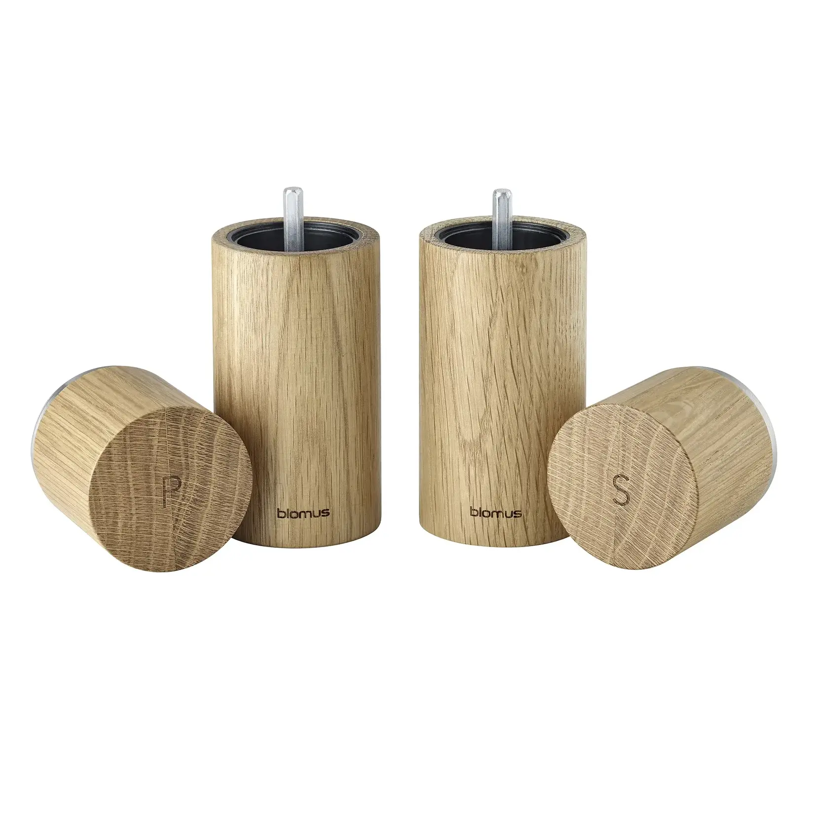 Blomus Set de 2 Moulins Poivre et Sel Oak