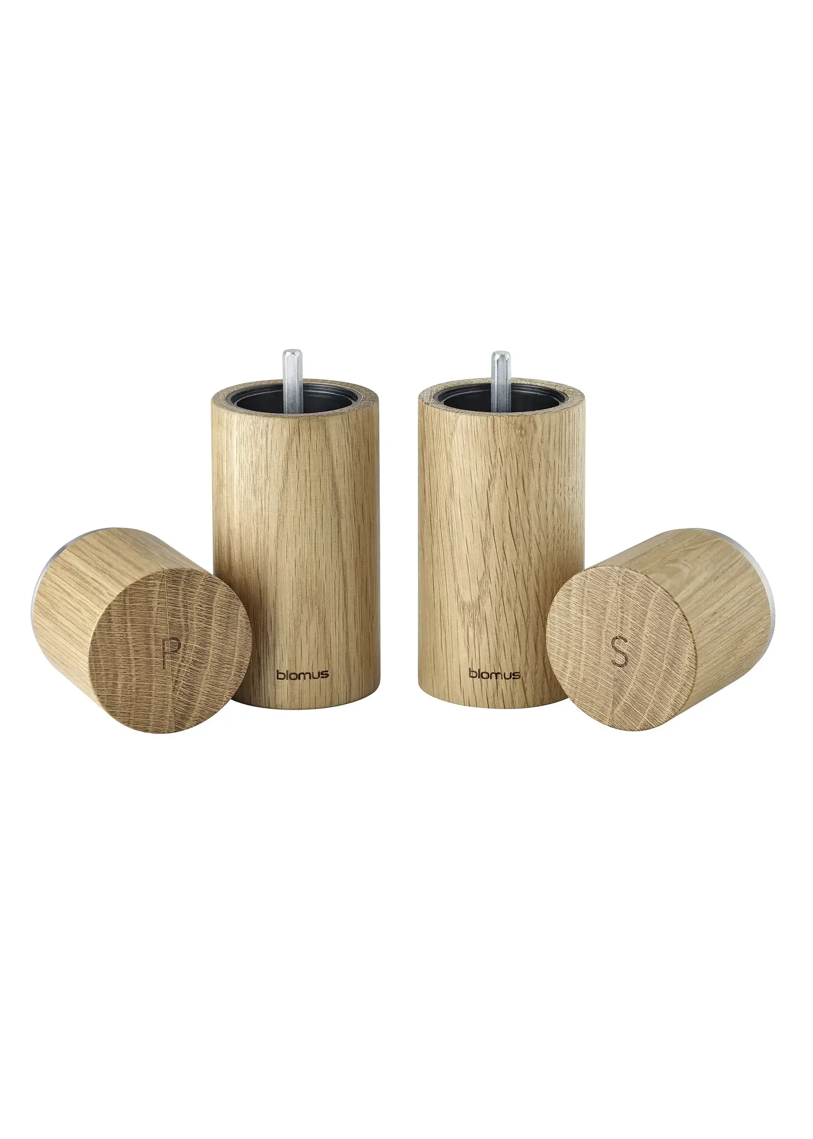 Blomus Set de 2 Moulins Poivre et Sel Oak