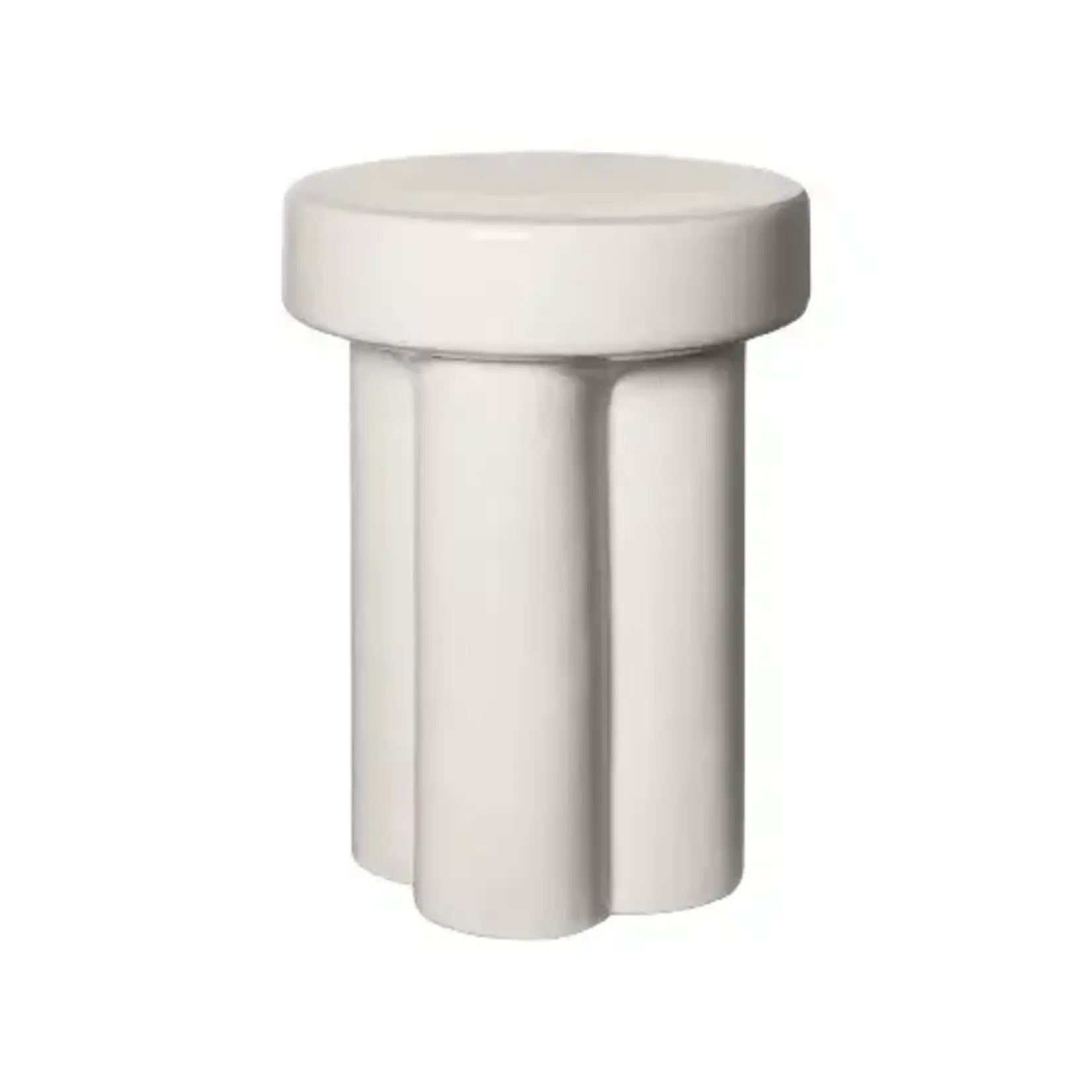Blomus Tabouret Céramique Toru Lily White Big