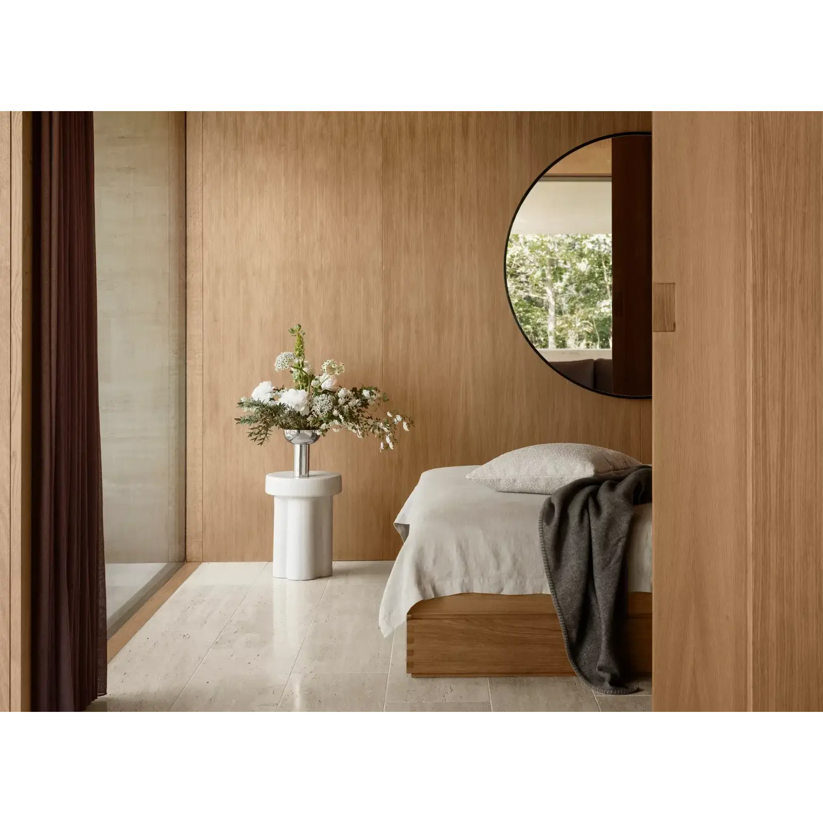 Blomus Tabouret Céramique Toru Lily White Big