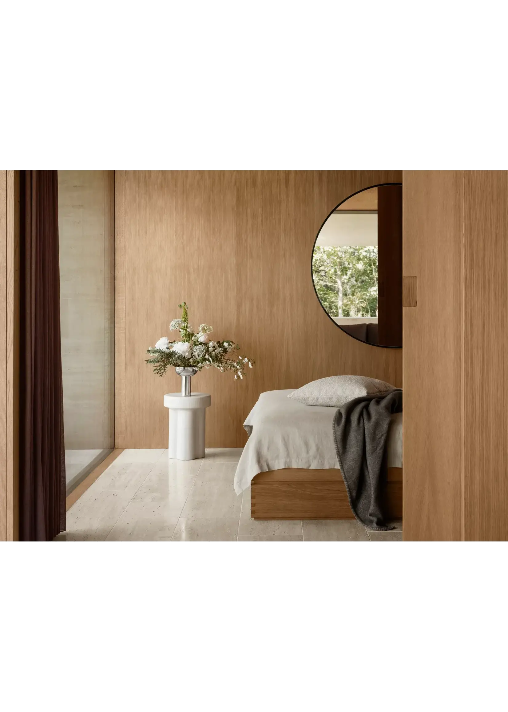 Blomus Tabouret Céramique Toru Lily White Big