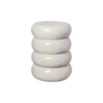 Blomus Tabouret Céramique Toru Lily White Round