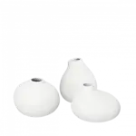 Blomus Set de 3 Vases Nona White