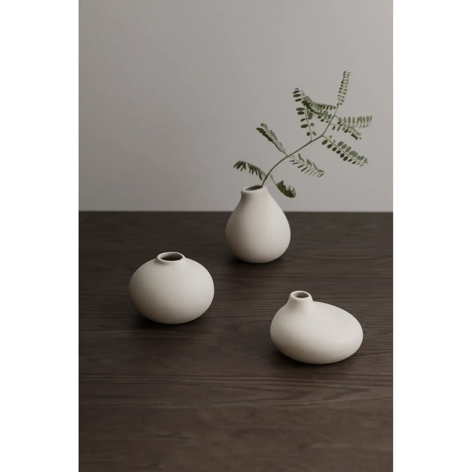 Blomus Set de 3 Vases Nona White