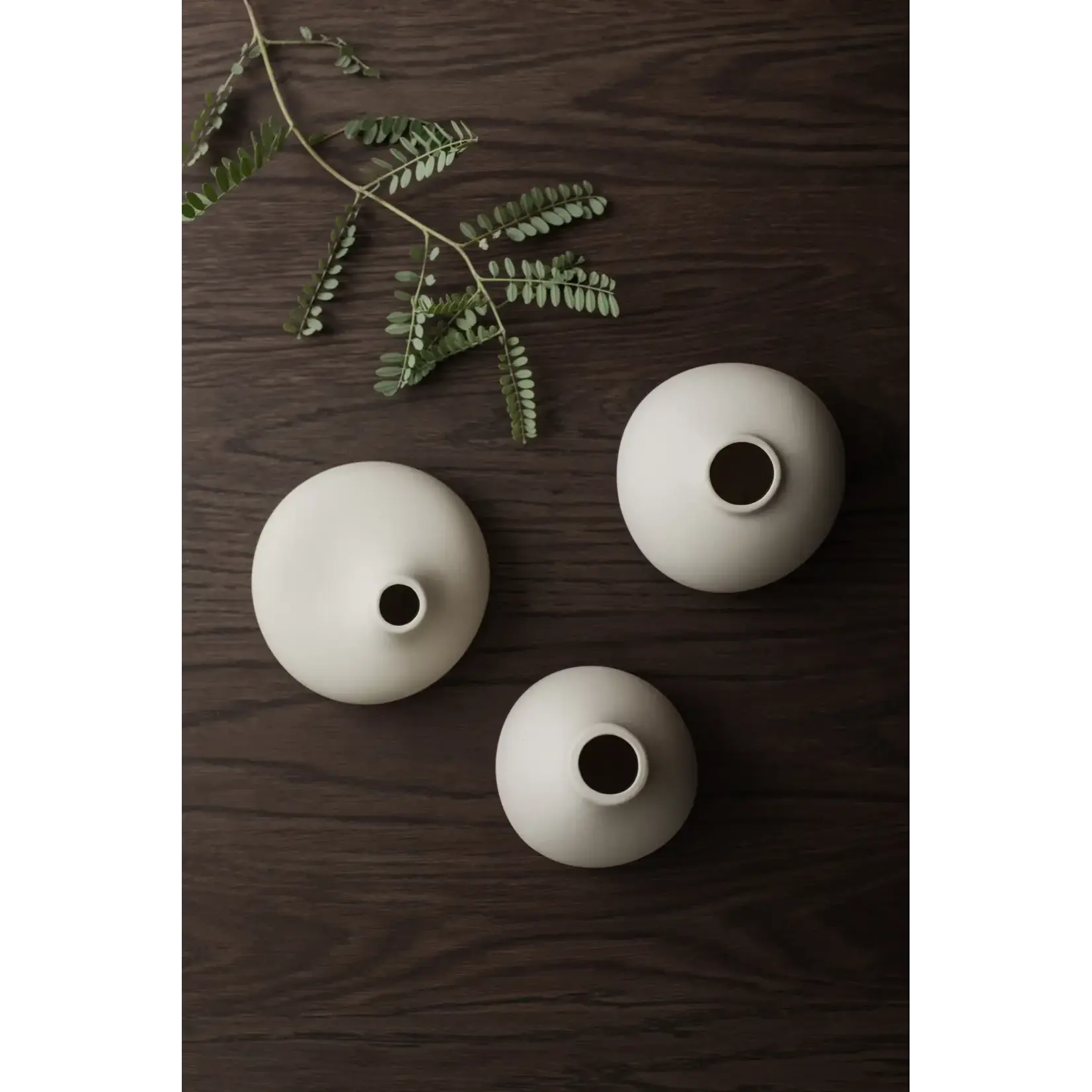 Blomus Set de 3 Vases Nona White