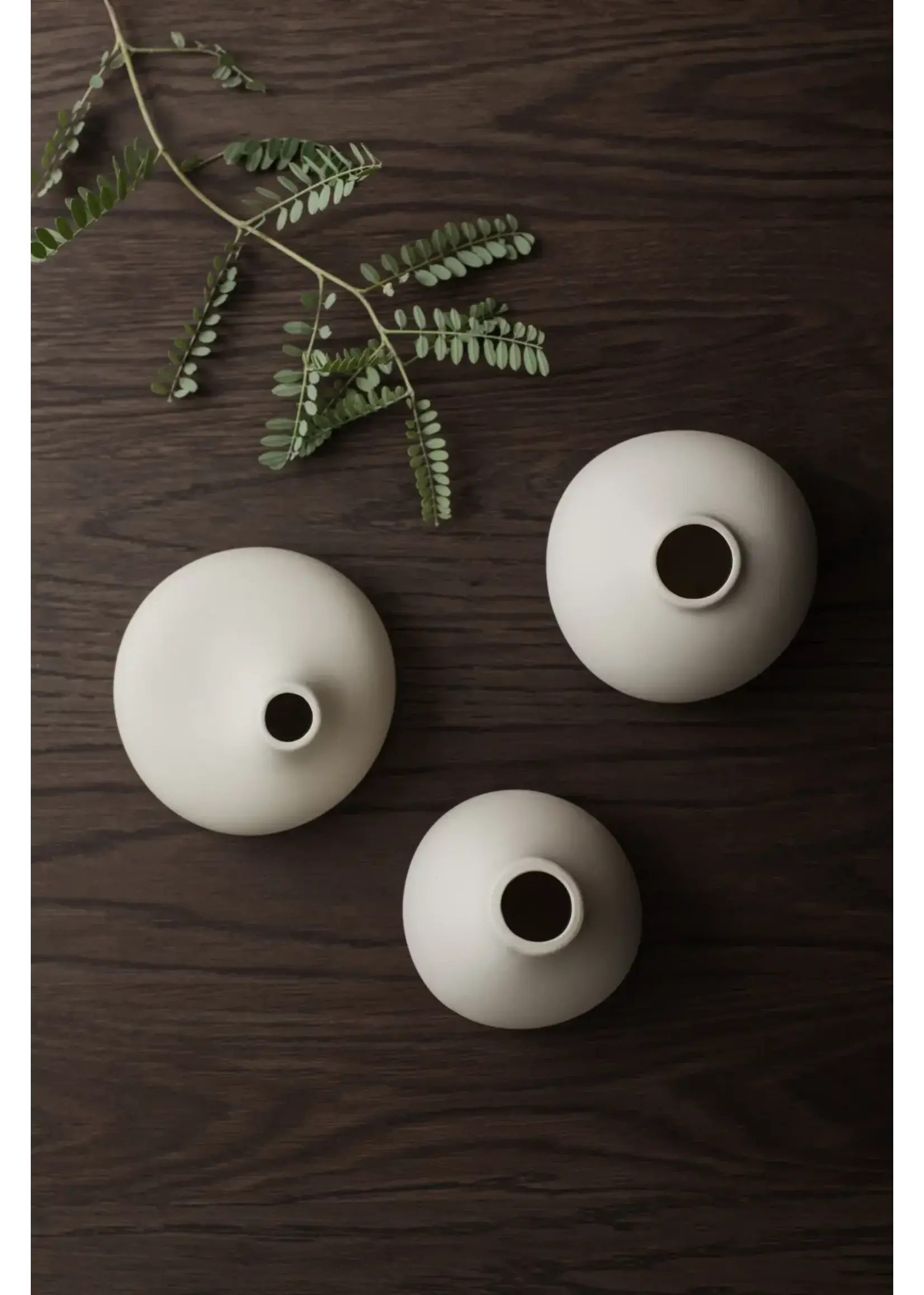 Blomus Set de 3 Vases Nona White