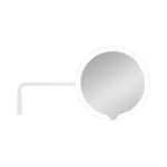 Blomus Miroir Mural Eclairé et Grossissant Modo White