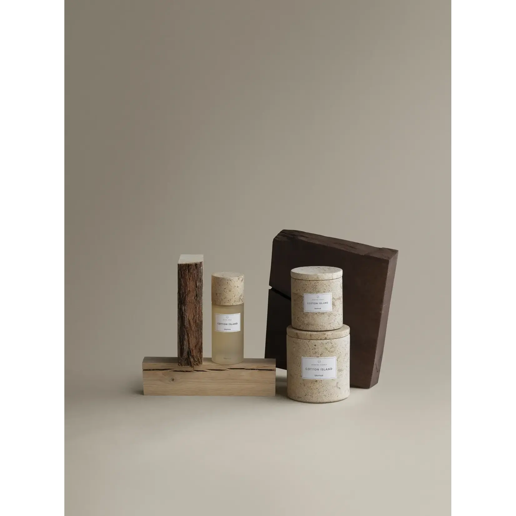 Blomus Bougie Parfumée Frabli Travertine