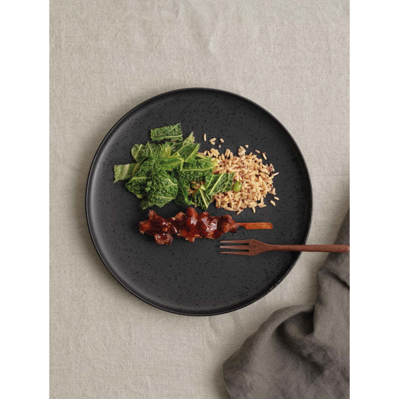 Asa Selection Assiette à Dîner Coppa Kuro 26,5 cm
