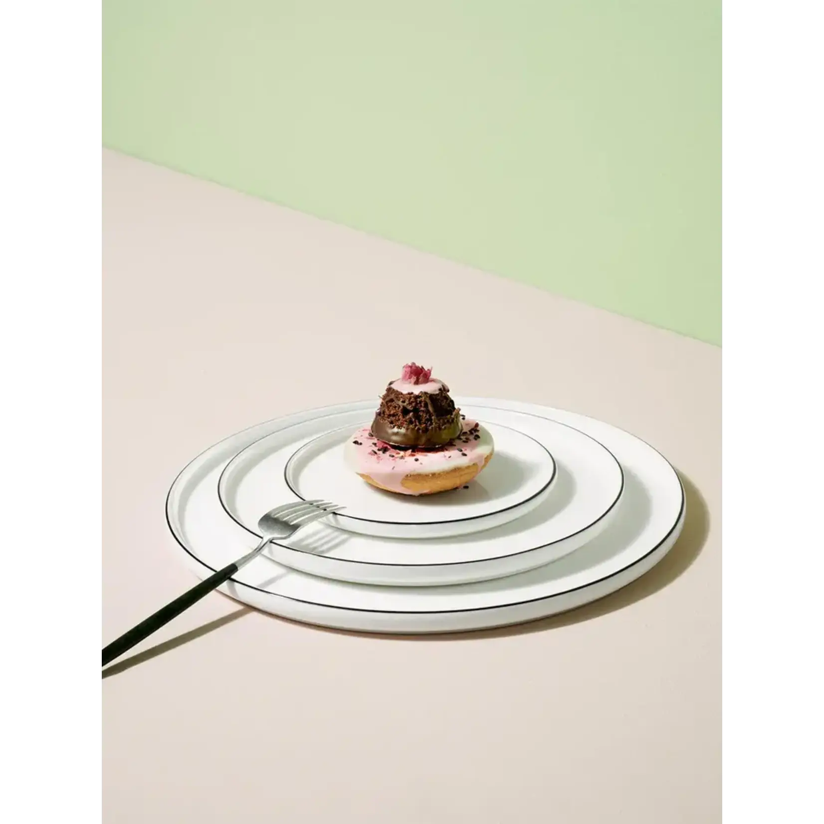 Asa Selection Assiette à Dessert OCO Ligne Noire 21 cm