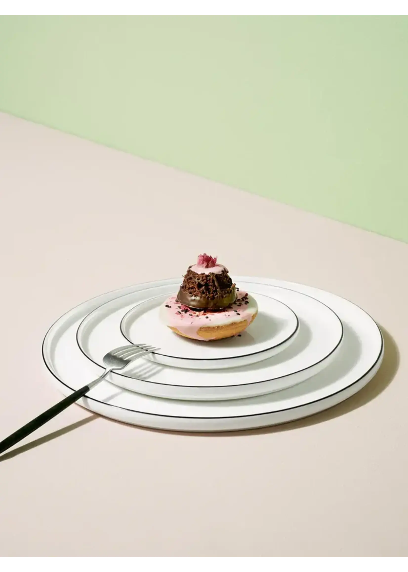 Asa Selection Assiette à Dessert OCO Ligne Noire 21 cm