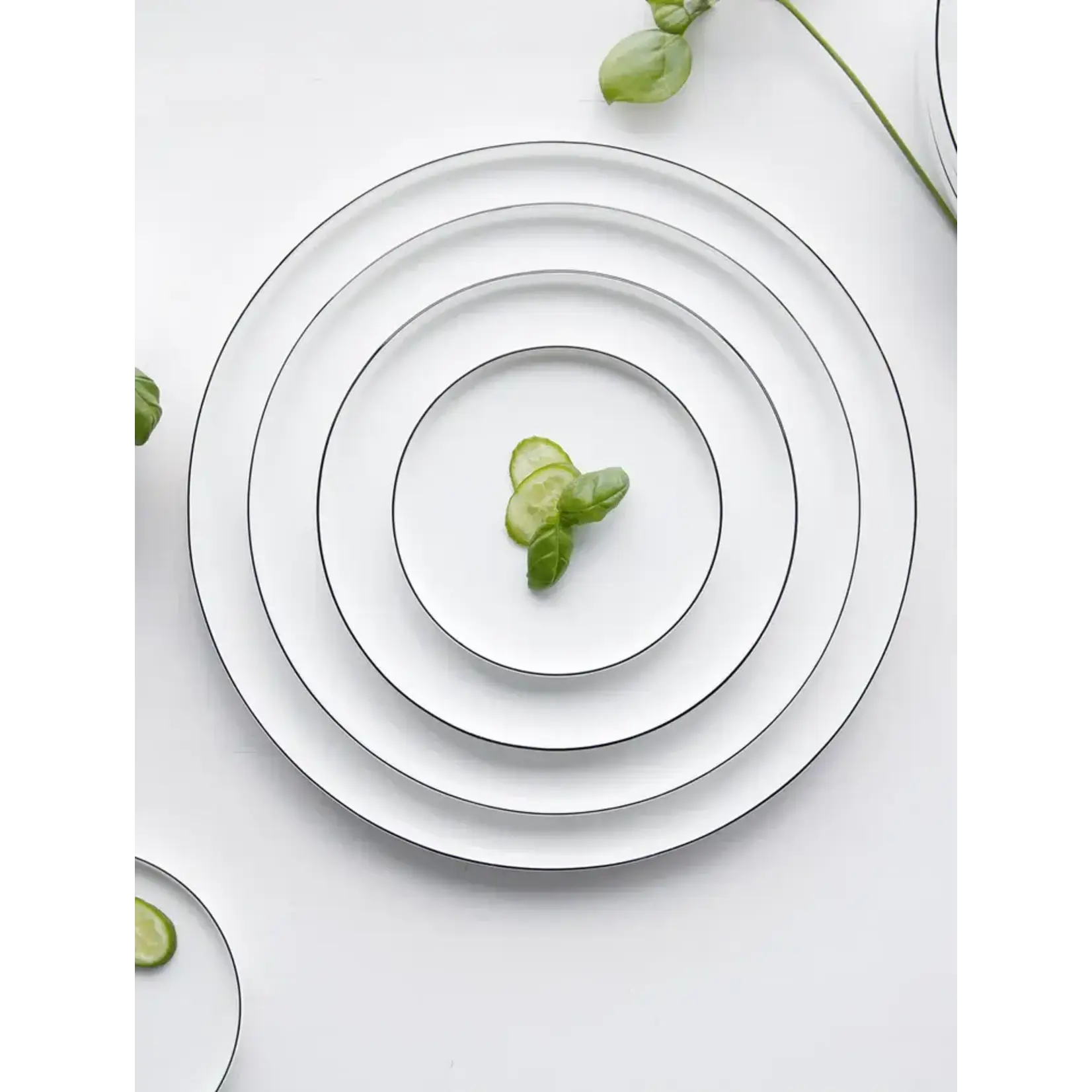 Asa Selection Assiette à Dîner OCO Ligne Noire 27 cm