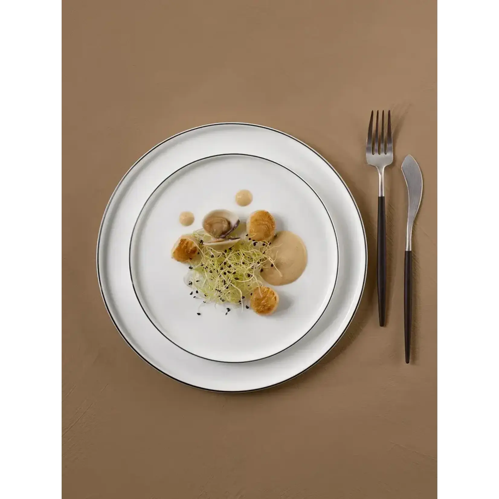 Asa Selection Assiette à Dîner OCO Ligne Noire 27 cm