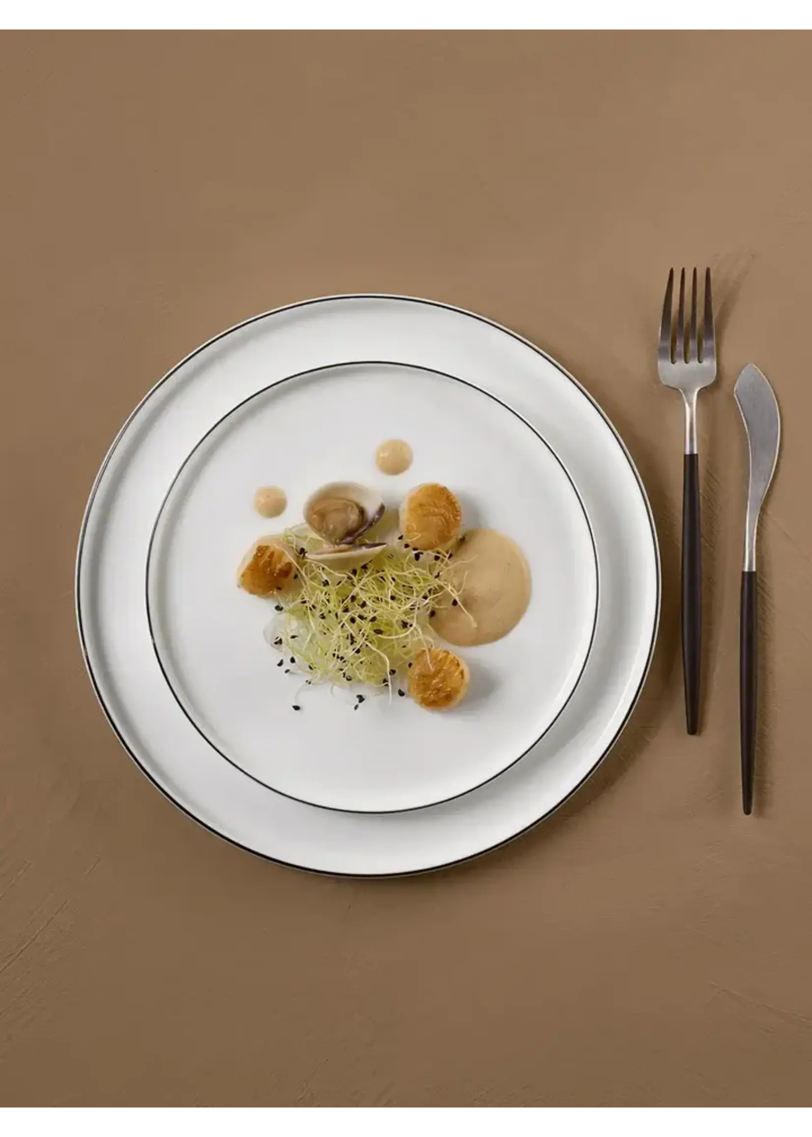 Asa Selection Assiette à Dîner OCO Ligne Noire 27 cm