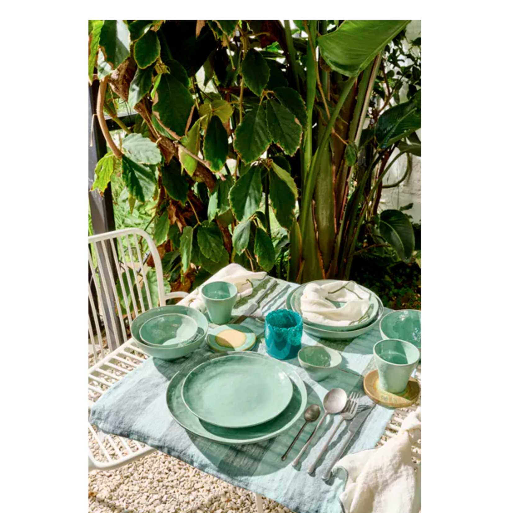 Pomax Marmoris Bol à Soupe Porcelaine Céladon 16,6 cm