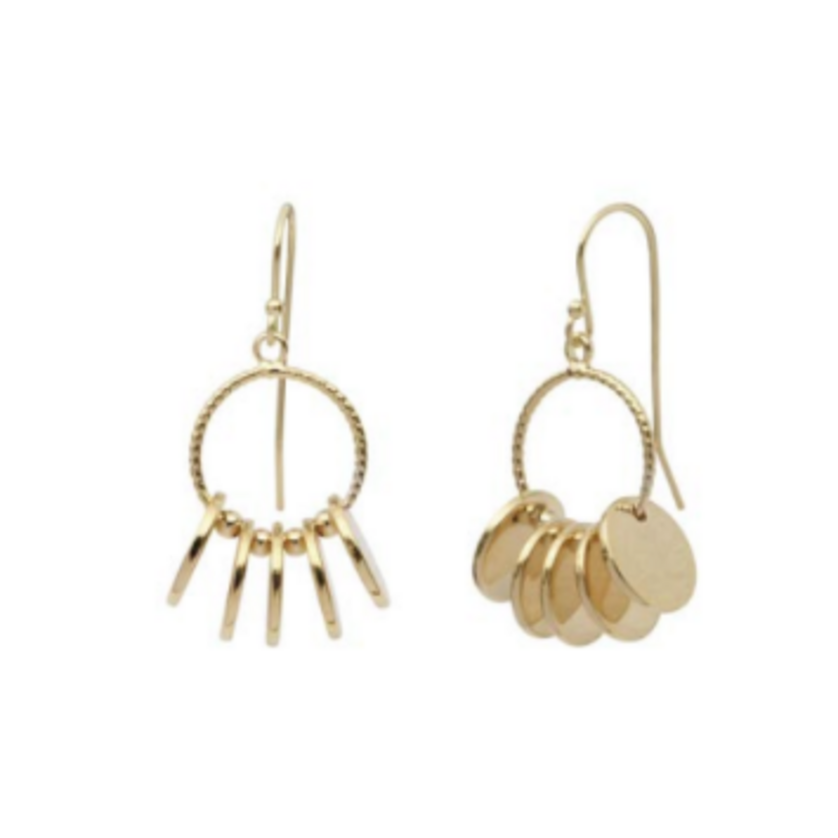 By 164 Boucles d'Oreilles Amandine à la paire