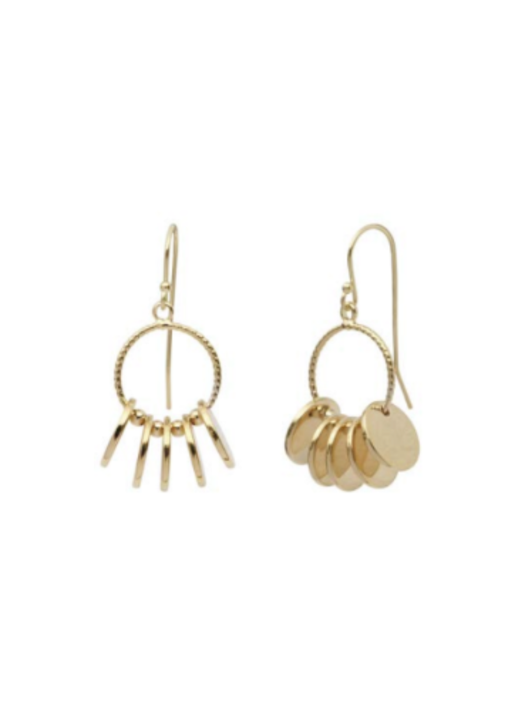 By 164 Boucles d'Oreilles Amandine à la paire