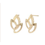 By 164 Boucles d'Oreilles Fleurs à la paire