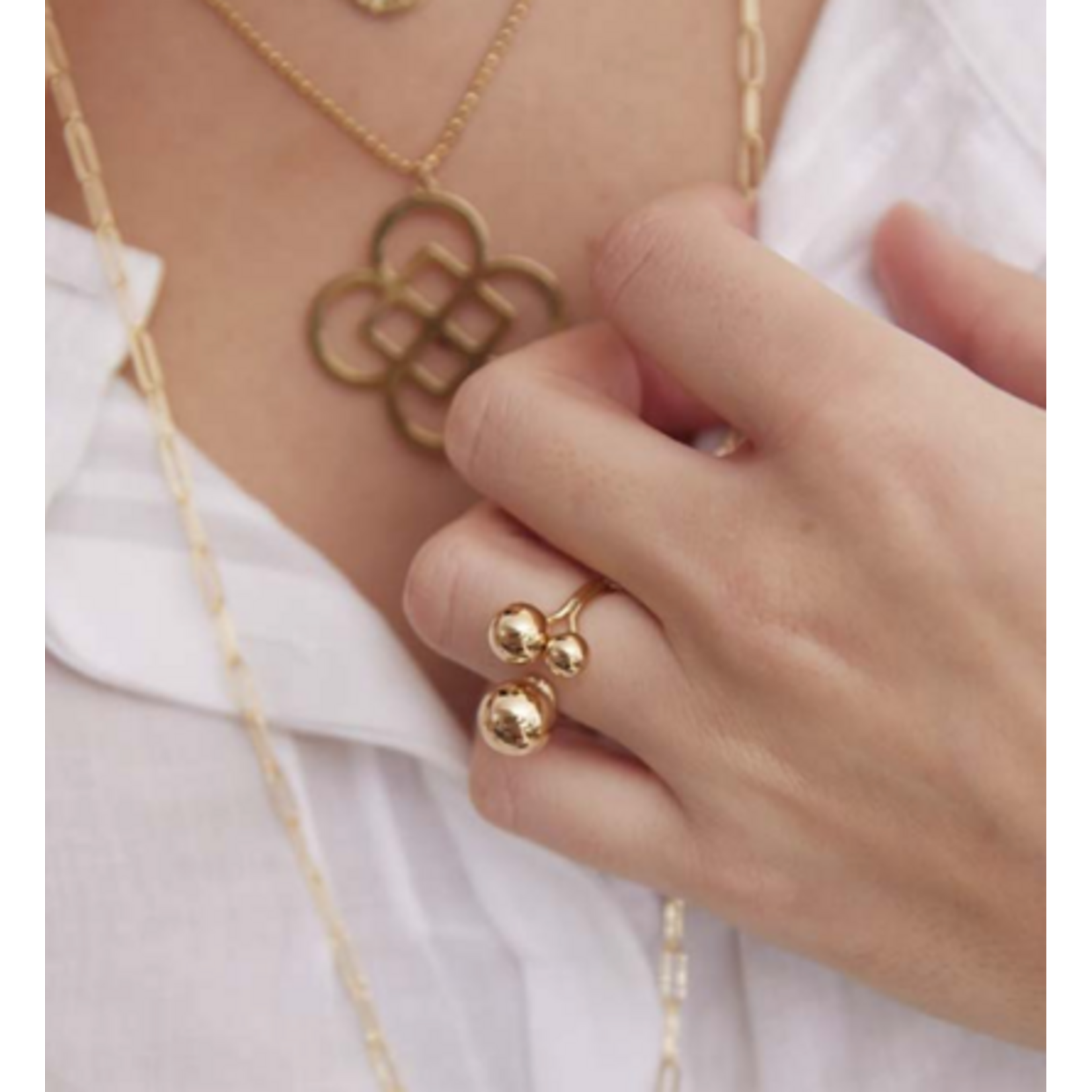 By 164 Bague 3 Boules