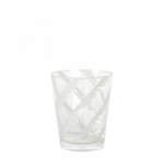 Fiorira un Giardino Verre Spirale Blanc Méthacrylate