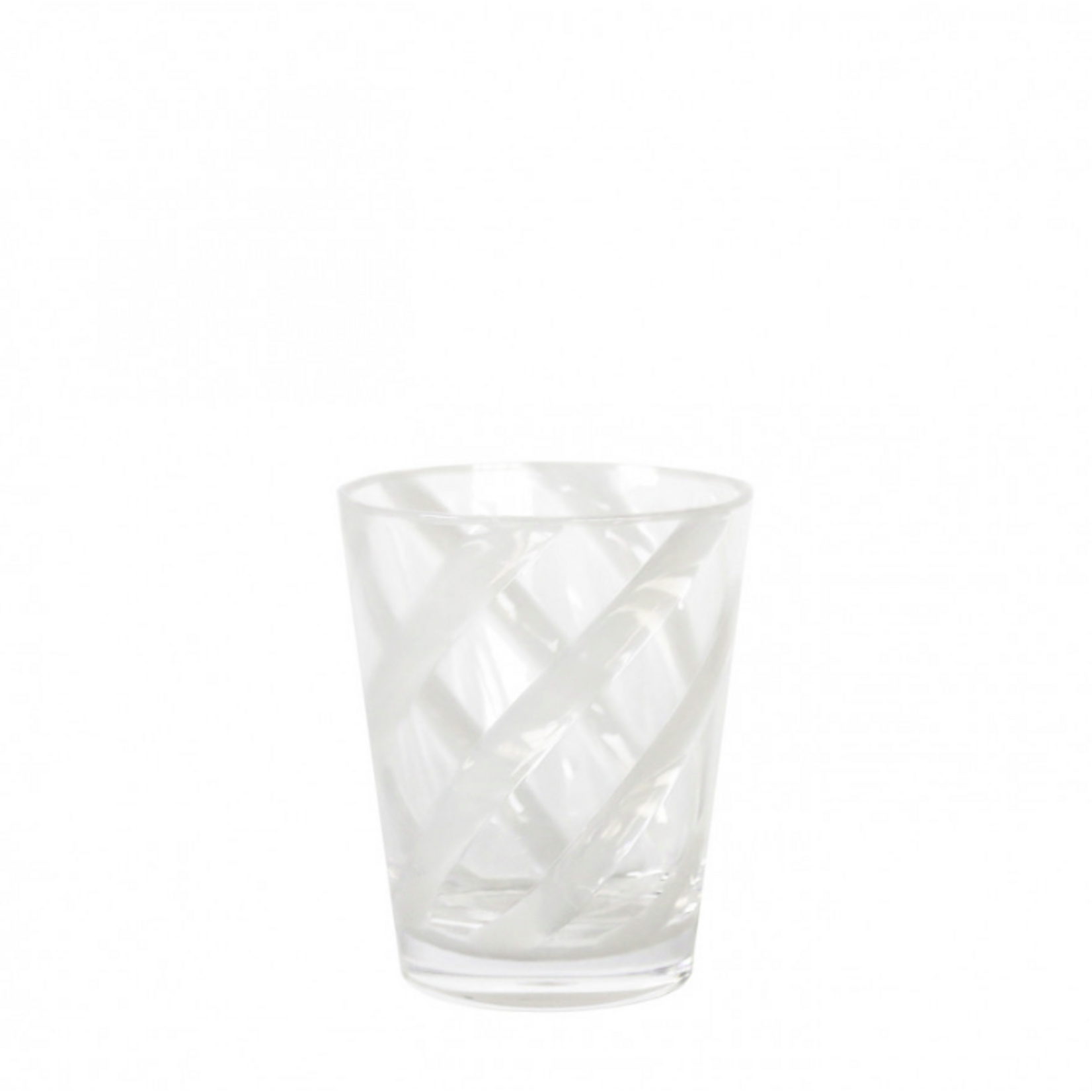 Fiorira un Giardino Verre Spirale Blanc Méthacrylate