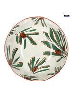 Pomax Mykonos Saladier Porcelaine Olivier 24 cm